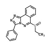 CAS#: 87540-66-7， 6-(Ethylsulfinyl)-3-phenyl[1,2,4]triazolo[3,4-a]phthalazine