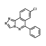 CAS#: 87540-69-0， 8-Chloro-6-phenyl[1,2,4]triazolo[3,4-a]phthalazine