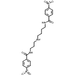 CAS#: 87581-14-4， 4-Nitro-N-[3-({4-[(4-nitrobenzoyl)amino]butyl}amino)propyl]benzamide