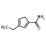 CAS#: 875826-22-5， 3-Ethyl-1,3-cyclopentadiene-1-carboxamide