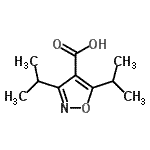 CAS#: 875827-18-2， 3,5-Diisopropyl-1,2-oxazole-4-carboxylic acid