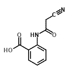 CAS 登录号：87613-40-9， 2-[(氰基乙酰基)氨基]苯甲酸