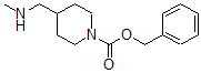 structure of CAS# 876316-35-7, 4-[(Methylamino)Methyl]-1-Piperidinecarboxylic Acid Phenylmethyl Ester;4-[(Methylamino)Methyl]Piperidine, N1-CBZ Protected 95%;BENZYL 4-[(METHYLAMINO)METHYL]PIPERIDINE-1-CARBOXYLATE;4-[(METHYLAMINO)METHYL]PIPERIDINE, N1-CBZ PROTECTED
