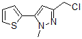 CAS#: 876316-61-9， 3-(Chloromethyl)-1-Methyl-5-(2-Thienyl)-1H-Pyrazole