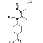 CAS#: 87640-31-1， 4-{[(2-Chloroethyl)(nitroso)carbamoyl](methyl)amino}cyclohexanecarboxylic acid