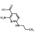 CAS 登录号：876516-52-8， 4-氨基-2-(丙基氨基)-5-嘧啶羧酸