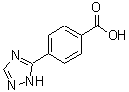 structure of CAS# 876715-40-1, 4-(1H-1,2,4-Triazol-5-yl)benzoic acid;4-(1H-1,2,4-triazol-5-yl)benzoic acid;4-(2H-[1,2,4]Triazol-3-yl)-benzoic acid;4-(2H-[1,2,4]Triazol-3-yl)-benzoicacid