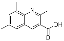 结构式 CAS# 876721-02-7, 2,6,8-三甲基-3-喹啉羧酸