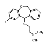 CAS#: 87673-19-6， 2-[(2-Fluoro-6,11-dihydrodibenzo[b,e]oxepin-11-yl)sulfanyl]-N,N-dimethylethanamine