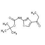 CAS#: 876755-19-0， 2-Methyl-2-propanyl (4-propionyl-1,3-thiazol-2-yl)carbamate