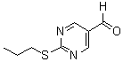 structure of CAS# 876890-33-4, 2-(Propylsulfanyl)-5-pyrimidinecarbaldehyde;2-(propylthio)pyrimidine-5-carbaldehyde;2-Piperidinonicotinic acid;2-Propylsulfanyl-pyrimidine-5-carbaldehyde
