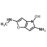 CAS#: 877396-13-9， 5-Amino-2-(methylamino)-4H-furo[3,2-b]pyrrol-4-ol