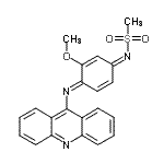CAS#: 87764-57-6， N-[(1Z,4E)-4-(9-Acridinylimino)-3-methoxy-2,5-cyclohexadien-1-ylidene]methanesulfonamide