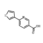 CAS#: 877674-90-3， 6-(3-Thienyl)nicotinic acid