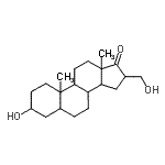CAS#: 87782-05-6， 3-Hydroxy-16-(hydroxymethyl)androstan-17-one