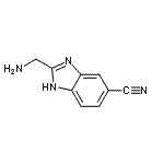 CAS#: 878025-51-5， 2-(Aminomethyl)-1H-benzimidazole-5-carbonitrile