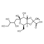 CAS#: 87810-47-7， 3,4-O-(1-Carboxyethylidene)-1-C-(2,3,4-trihydroxybutyl)-beta-D-gulopyranose