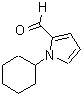 structure of CAS# 878422-21-0, 1-Cyclohexyl-1H-pyrrole-2-carbaldehyde;1-cyclohexyl-1H-pyrrole-2-carbaldehyde;1-cyclohexylpyrrole-2-carbaldehyde;BAS 12919663