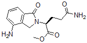 structure of CAS# 878782-79-7, (alphaS)-4-Amino-alpha-(3-Amino-3-Oxopropyl)-1,3-Dihydro-1-Oxo-2H-Isoindole-2-Acetic Acid Methyl Ester;4-Amino-A-(3-Amino-3-Oxopropyl)1,3-Dihydro-1-Oxo-2H-Isoindole-2-Aceticacidmethylester