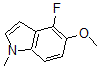 CAS#: 879093-16-0， 4-Fluoro-5-Methoxy-1-Methyl-1H-Indole