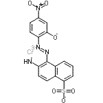CAS#: 87912-16-1， Chromium(3+) 6-azanidyl-5-[(E)-(4-nitro-2-oxidophenyl)diazenyl]-1-naphthalenesulfonate