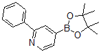 结构式 CAS# 879291-26-6, 2-苯基吡啶-4-硼酸频哪醇酯
