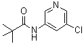 结构式 CAS# 879326-78-0, N-(5-氯-3-吡啶基)-2,2-二甲基丙酰胺