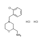 CAS#: 879403-43-7， 1-[4-(2-Chlorobenzyl)-2-morpholinyl]methanamine dihydrochloride