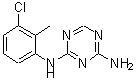 CAS#: 879624-53-0， N-(3-Chloro-2-methylphenyl)-1,3,5-triazine-2,4-diamine
