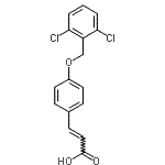 CAS#: 879642-88-3， (2E)-3-{4-[(2,6-Dichlorobenzyl)oxy]phenyl}acrylic acid