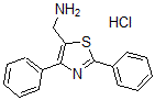 CAS#: 879896-44-3， 2,4-Diphenyl-5-Thiazolemethanamine Hydrochloride (1:1)