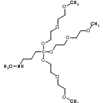 CAS#: 87994-62-5， 9,9-Bis[2-(2-methoxyethoxy)ethoxy]-N-methyl-2,5,8-trioxa-9-siladodecan-12-amine