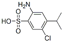 CAS 登录号：88-57-3， 2-氨基-4-异丙基-5-氯苯磺酸