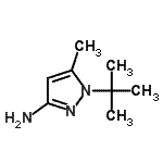 CAS#: 880488-27-7， 5-Methyl-1-(2-methyl-2-propanyl)-1H-pyrazol-3-amine