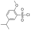 structure of CAS# 88059-65-8, 5-Isopropyl-2-Methoxy-Benzenesulfonyl Chloride;5-Isopropyl-2-Methoxybenzenesulfonyl Chloride(SALTDATA: FREE);5-ISOPROPYL-2-METHOXYBENZENE-1-SULFONYL CHLORIDE;5-ISOPROPYL-2-METHOXY-BENZENESULFONYL CHLORIDE