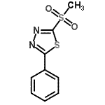 CAS#: 88088-23-7， 2-(Methylsulfonyl)-5-phenyl-1,3,4-thiadiazole