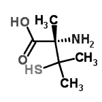 CAS#: 88168-74-5， 3-Methyl-3-sulfanyl-D-isovaline