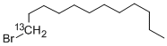 structure of CAS# 88170-33-6, 1-Bromododecane-1-13C