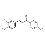 CAS#: 88191-22-4， 3-(3,4-Dihydroxyphenyl)-1-(4-hydroxyphenyl)-2-propen-1-one