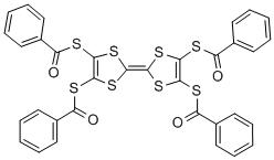 CAS#: 88203-73-0， 2,3,6,7-Tetrakis(Benzoylthio)Tetrathiafulvalene