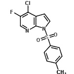 CAS#: 882033-67-2， 4-Chloro-5-fluoro-1-[(4-methylphenyl)sulfonyl]-1H-pyrrolo[2,3-b]pyridine