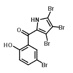 CAS#: 88217-19-0， (5-Bromo-2-hydroxyphenyl)(3,4,5-tribromo-1H-pyrrol-2-yl)methanone