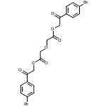 CAS#: 88241-95-6， Bis[2-(4-bromophenyl)-2-oxoethyl] 2,2'-oxydiacetate
