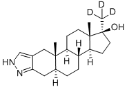 CAS#: 88247-87-4， (17beta)-17-(Methyl-D3)-2'H-Androst-2-Eno[3,2-c]Pyrazol-17-Ol