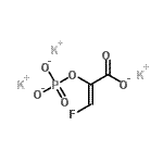 CAS#: 88253-16-1， Tripotassium (2Z)-3-fluoro-2-(phosphonatooxy)acrylate