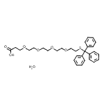 CAS#: 882847-05-4， 1,1,1-Triphenyl-5,8,11,14-tetraoxa-2-thiaheptadecan-17-oic acid hydrate (1:1)
