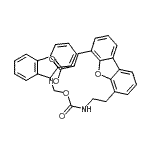 CAS#: 882847-24-7， 3-[6-[2-(9H-fluoren-9-ylmethoxycarbonylamino)ethyl]dibenzofuran-4-yl]propanoic acid