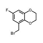CAS#: 883001-22-7， 5-(Bromomethyl)-7-fluoro-2,3-dihydro-1,4-benzodioxine