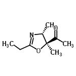 CAS#: 88309-33-5， 1-[(4R,5S)-2-Ethyl-4,5-dimethyl-4,5-dihydro-1,3-oxazol-5-yl]ethanone