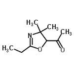 CAS#: 88309-38-0， 1-(2-Ethyl-4,4-dimethyl-4,5-dihydro-1,3-oxazol-5-yl)ethanone